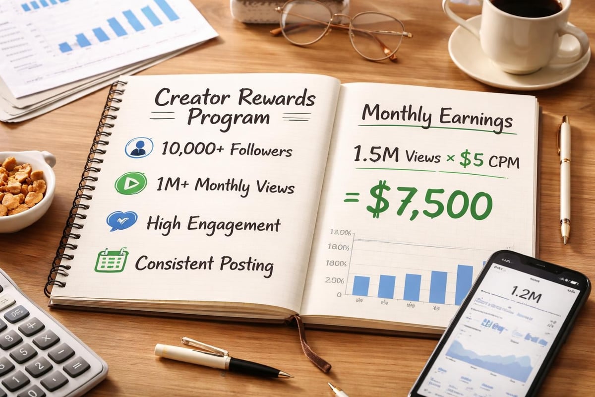 TikTok Creator Rewards Program qualification