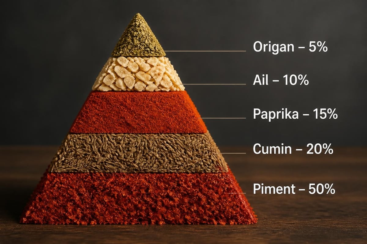 Hiérarchie aromatique des épices pour chili