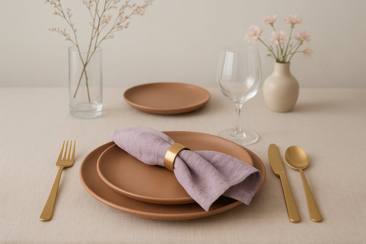 Tendencias en Combinación de Platos y Servilletas para 2025