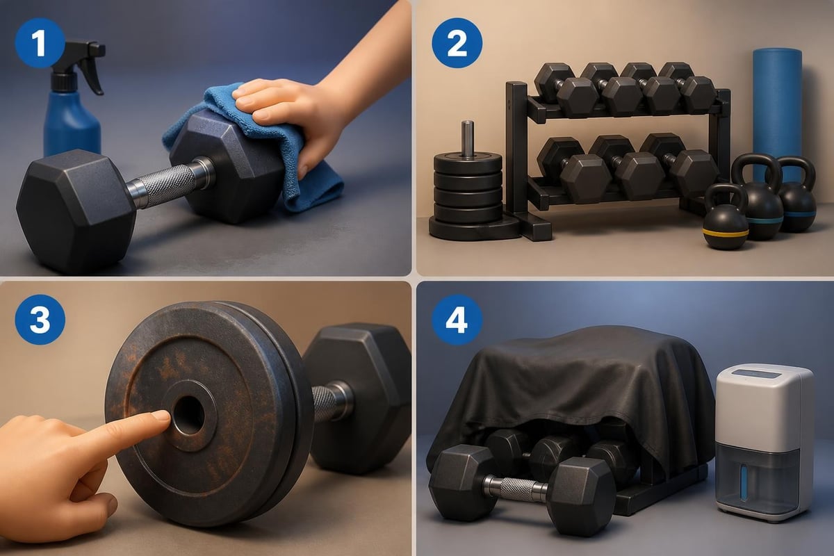 Weight equipment maintenance protocol