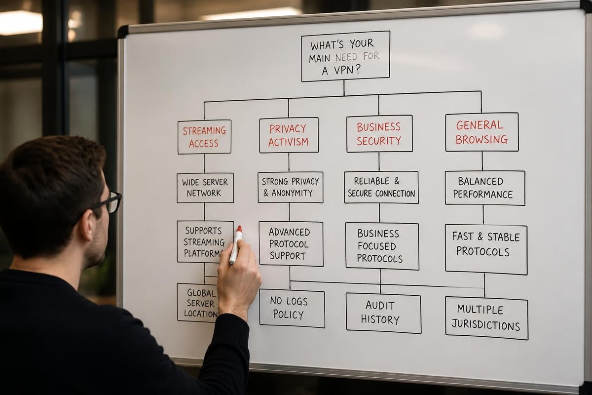 VPN evaluation criteria