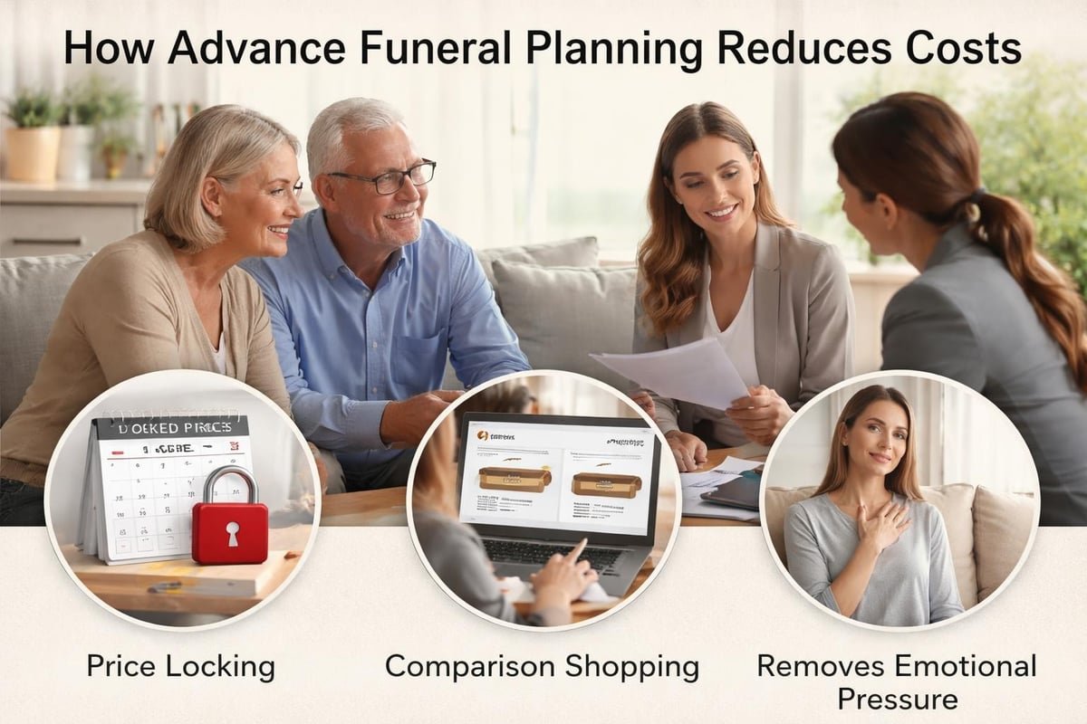 Pre-planning benefits timeline