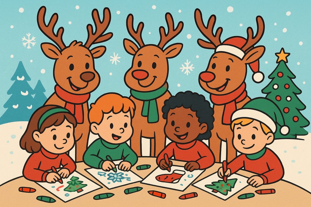 Why Reindeer Coloring Pages Are Perfect for Kids in 2026