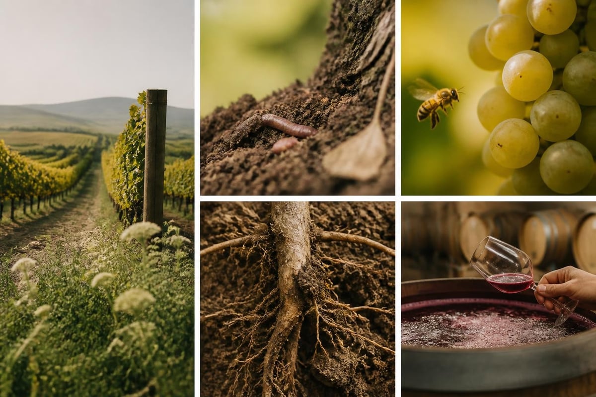 Organic vineyard ecosystem