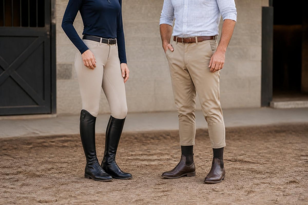 Comparing jodhpurs and breeches