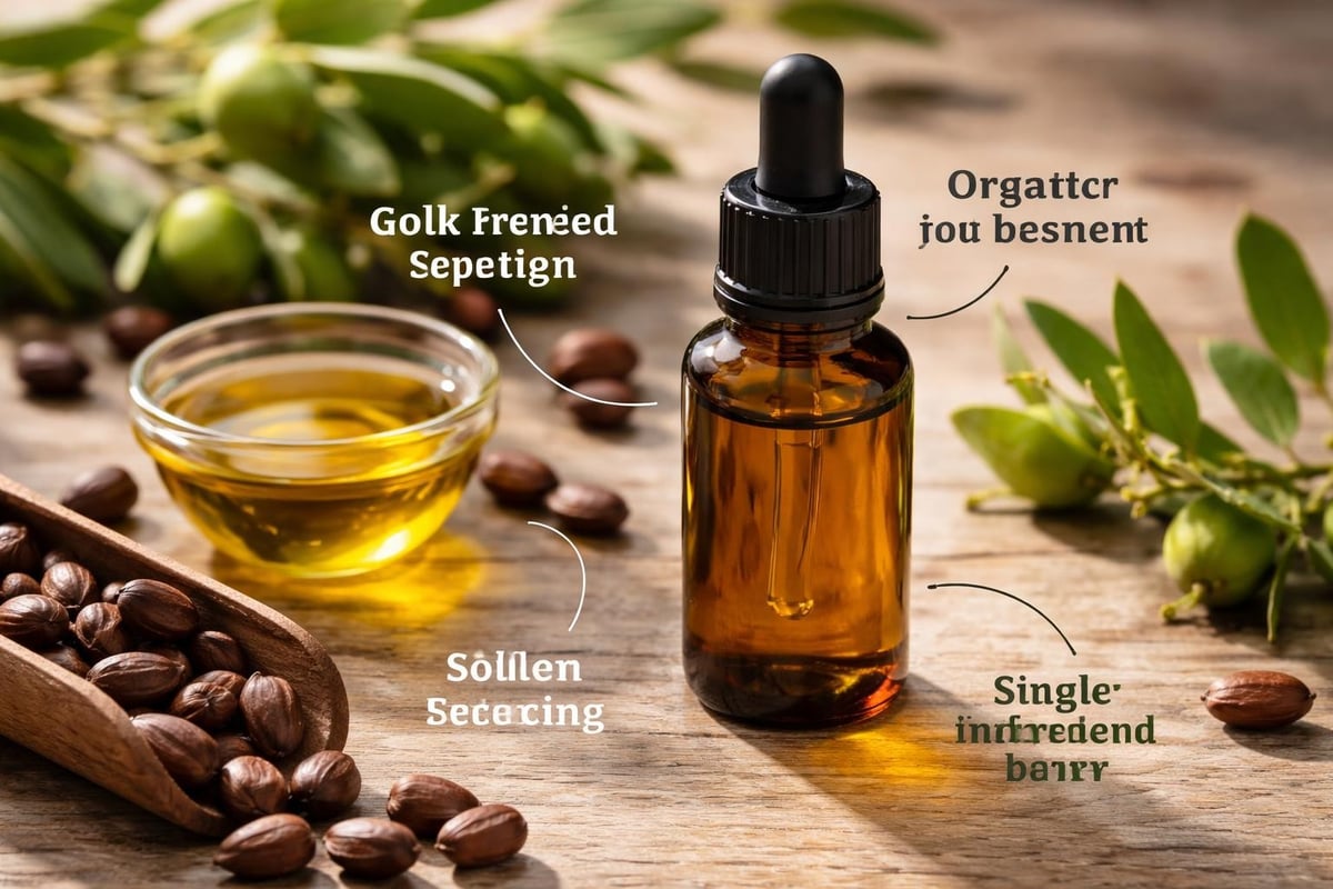 Quality jojoba oil characteristics