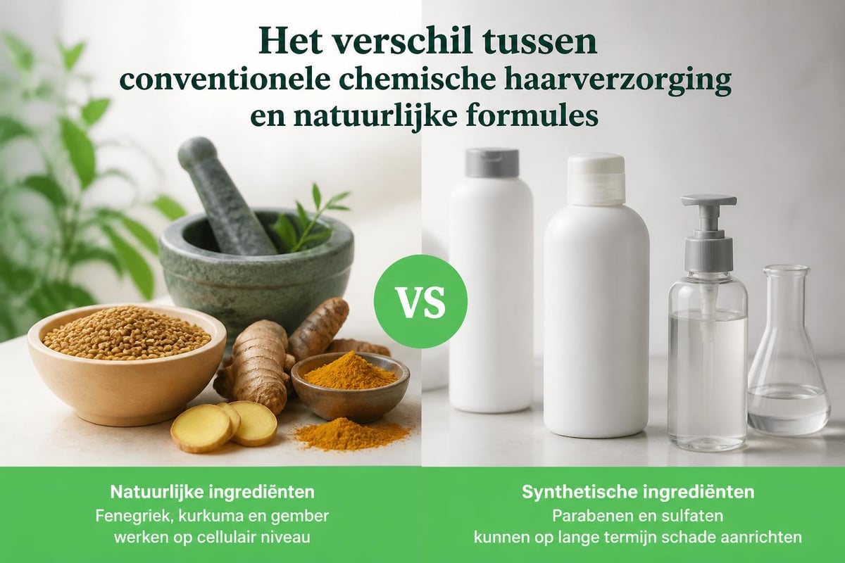 Natuurlijke versus synthetische haarverzorging