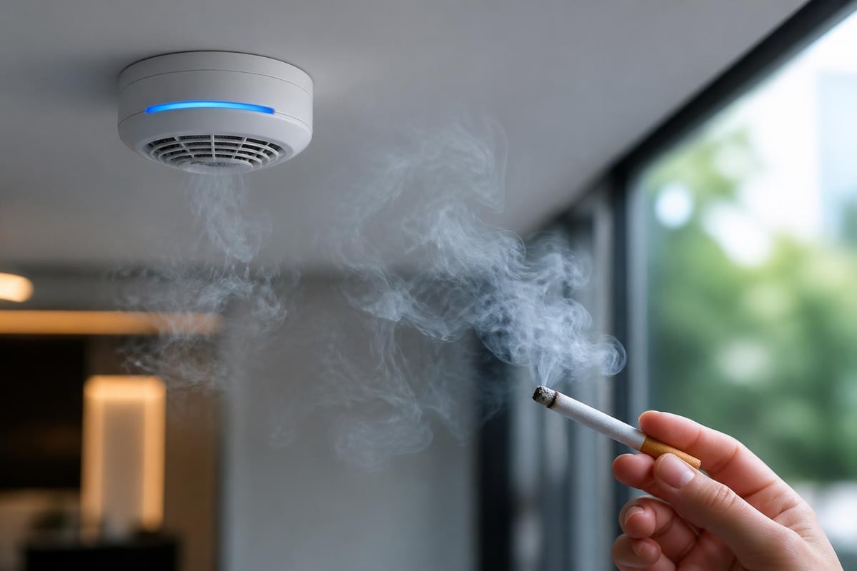Cigarette smoke chemical detection