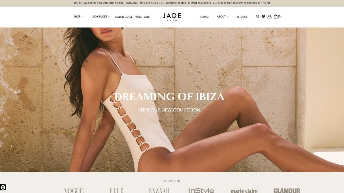 9 Stunning Light Blue Swimwear Picks for Summer 2026 - Jade Swim Apex Bikini Set in Sky