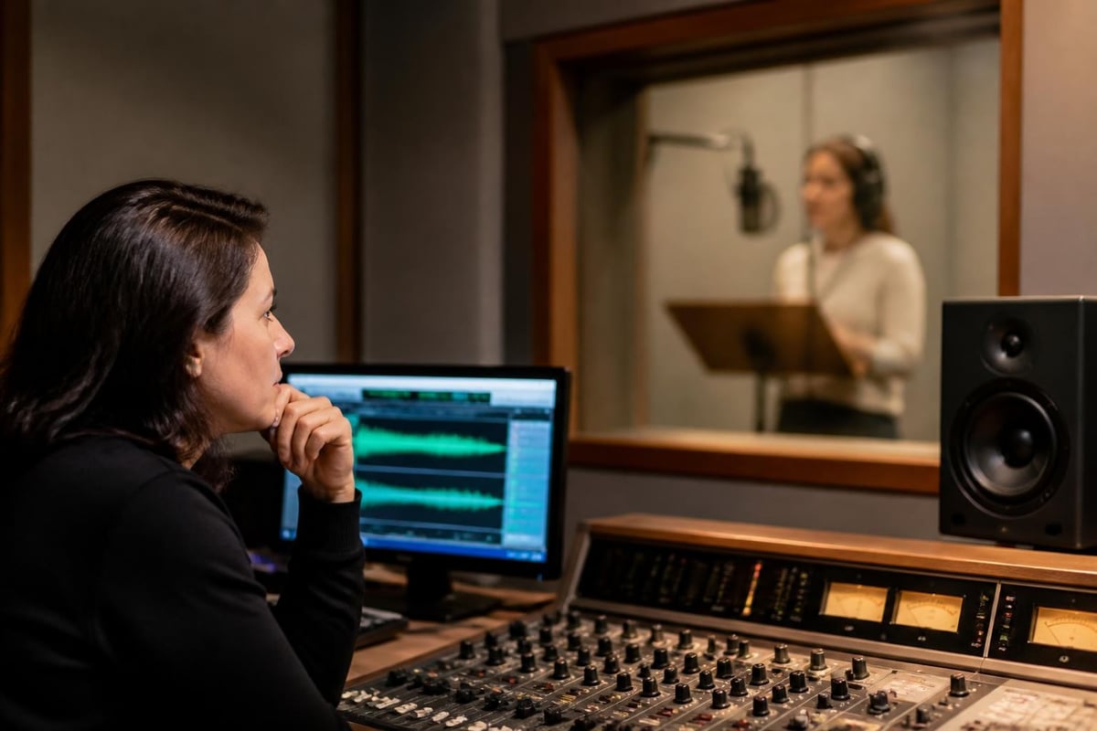 Biography audiobook production elements