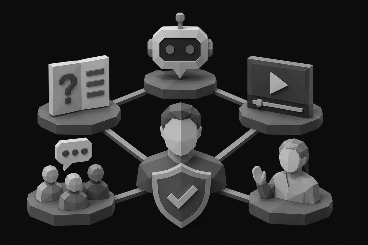 Support channels in SaaS onboarding
