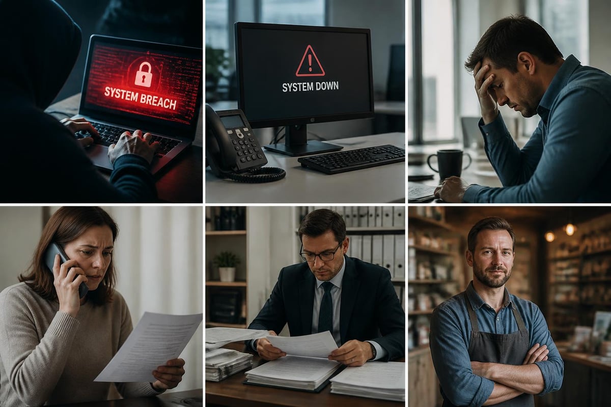 Financial and operational impact of cyber attacks on small businesses