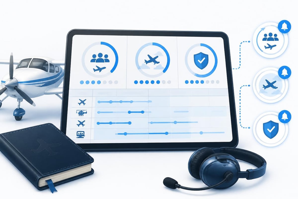 Digital logbook currency tracking