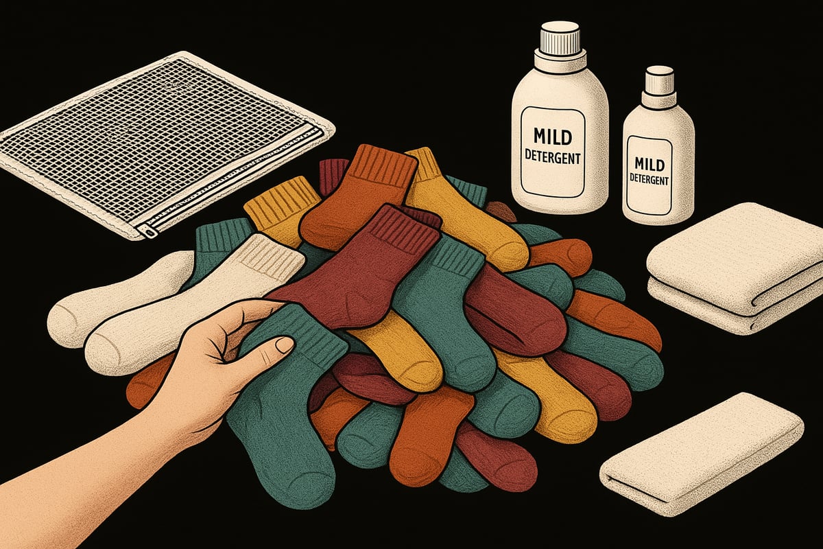 Preparing Your Alpaca Socks for Washing