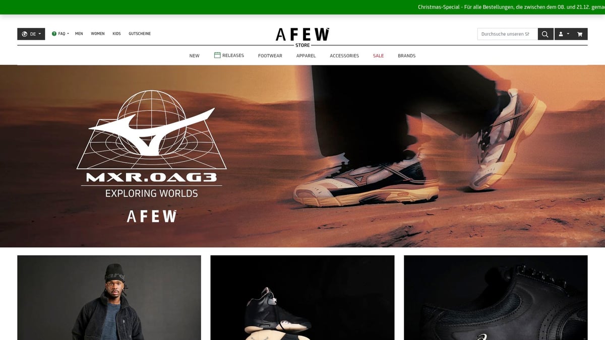 9 Innovative Streetwear Company Ideas for 2026 - Afew Goods: Circular Economy Streetwear