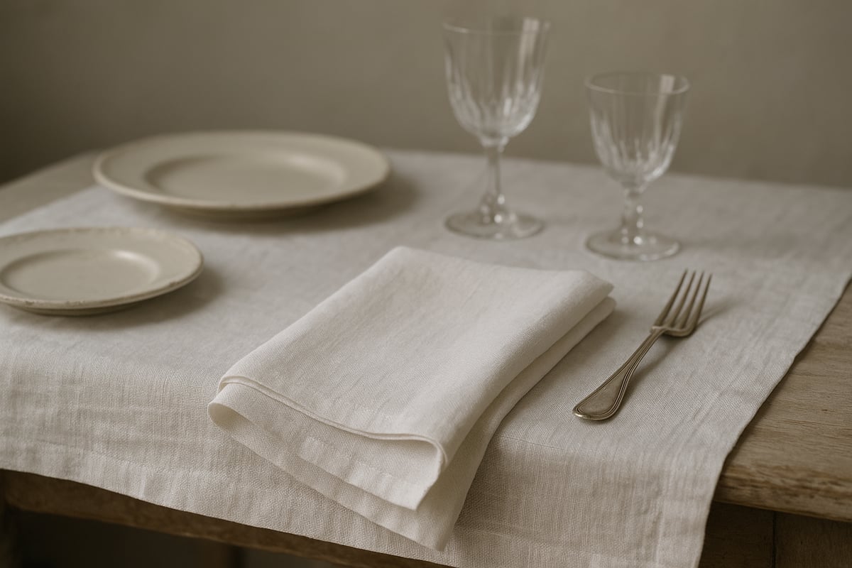 Historia y evolución de las servilletas de lino