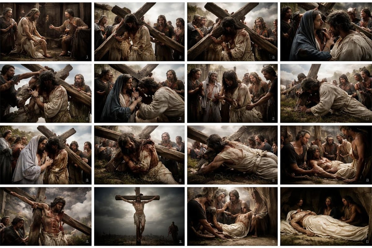 Way of the cross stations