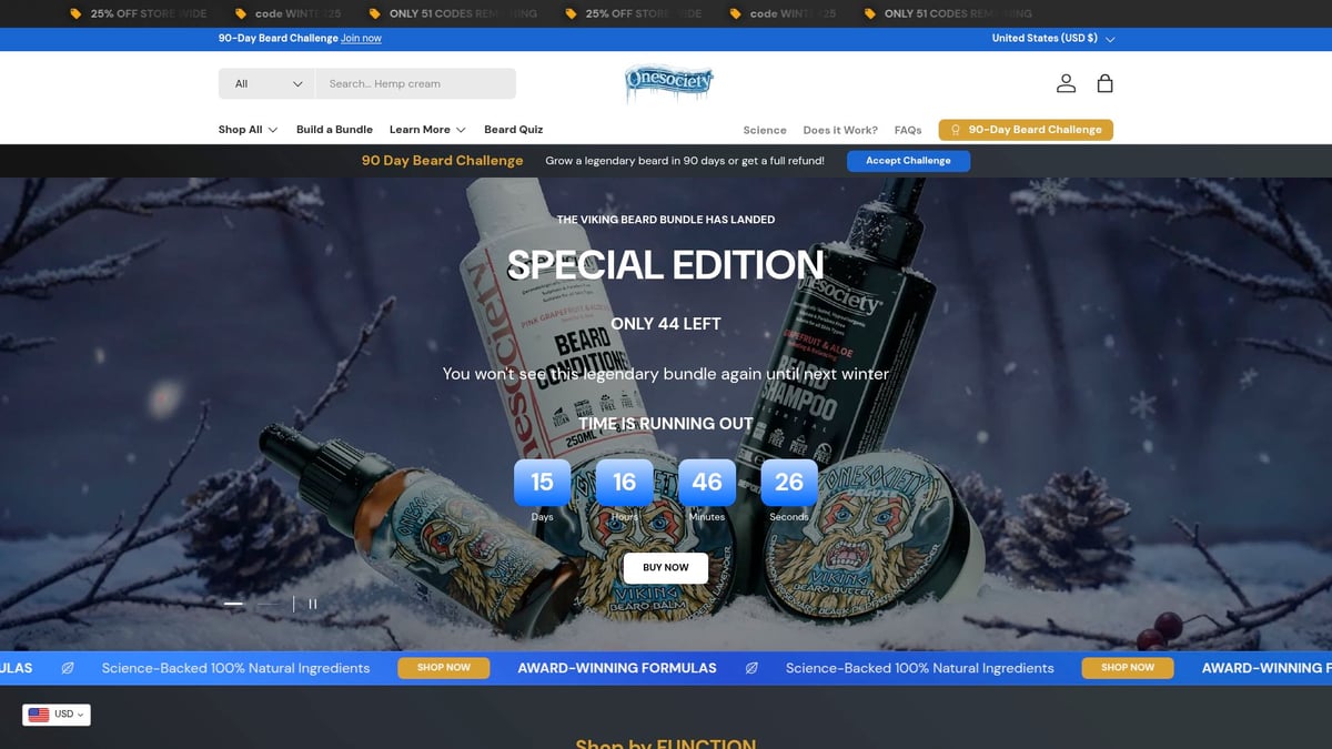 7 Best Beard Grooming Kit Picks for Stylish Men in 2026 - One Society Ultimate Beard Kit & 90-Day Challenge