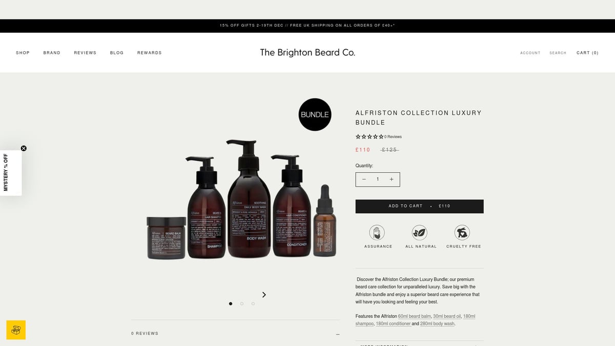 7 Best Beard Grooming Kit Picks for Stylish Men in 2026 - The Brighton Beard Company Alfriston Collection Luxury Bundle