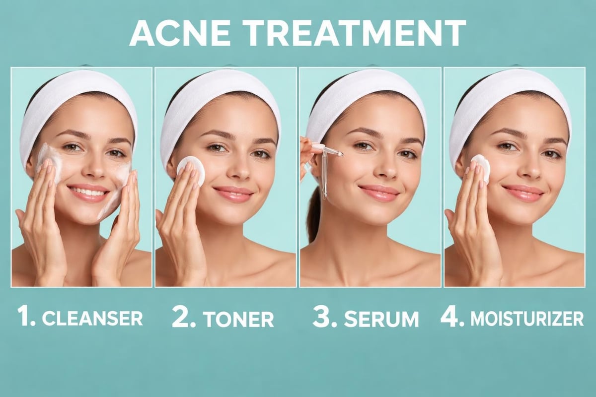 Layering skincare products