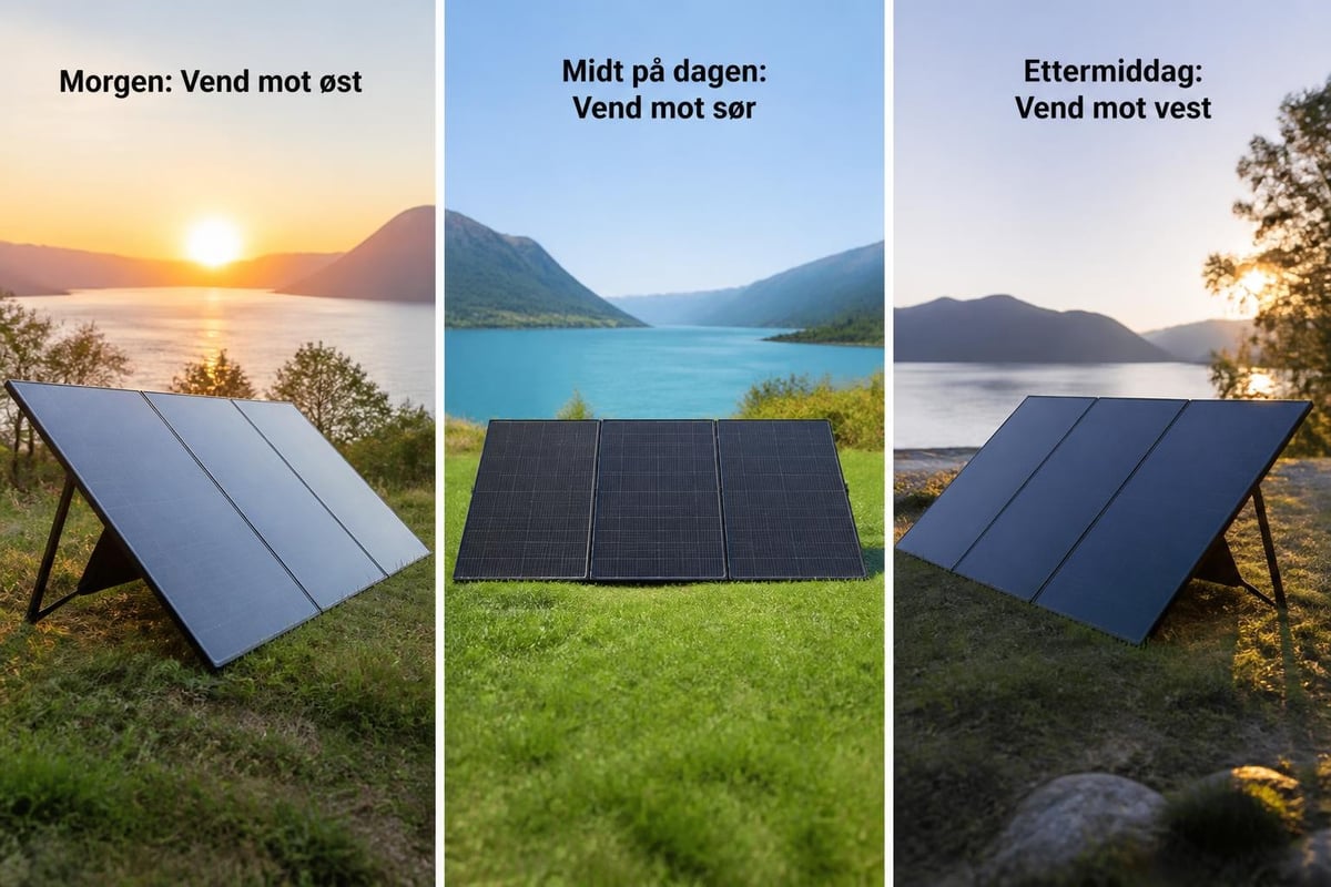Solar panel positioning workflow