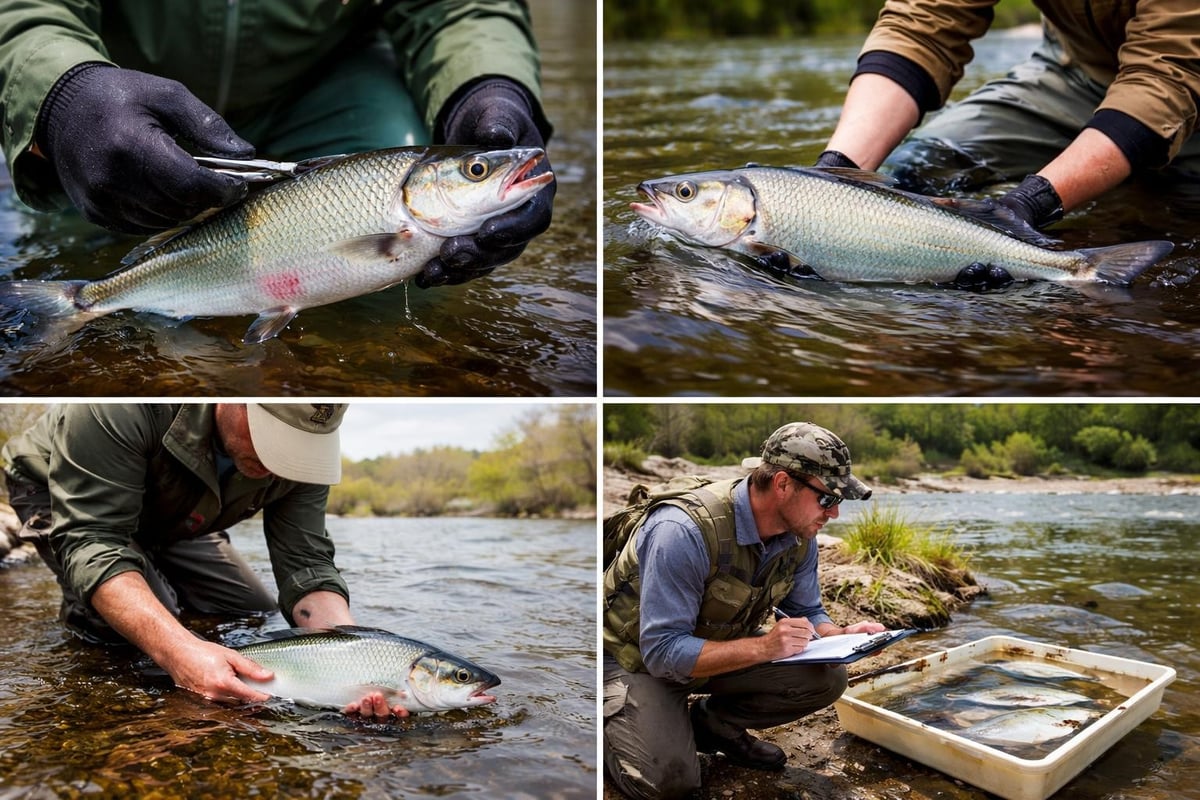 American shad catch and release