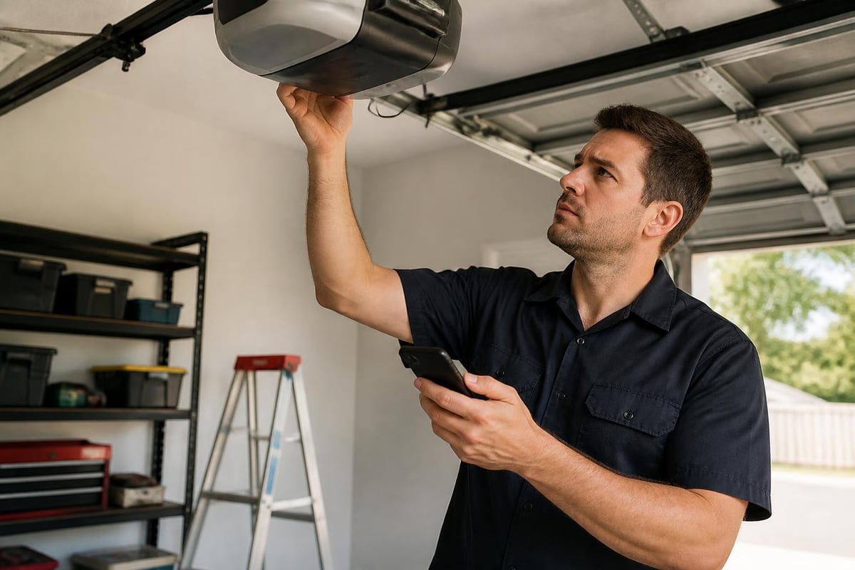 Smart garage door diagnostics