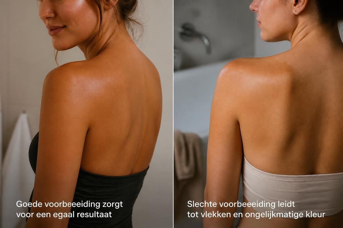 Huidvoorbereiding voor zelfbruiner