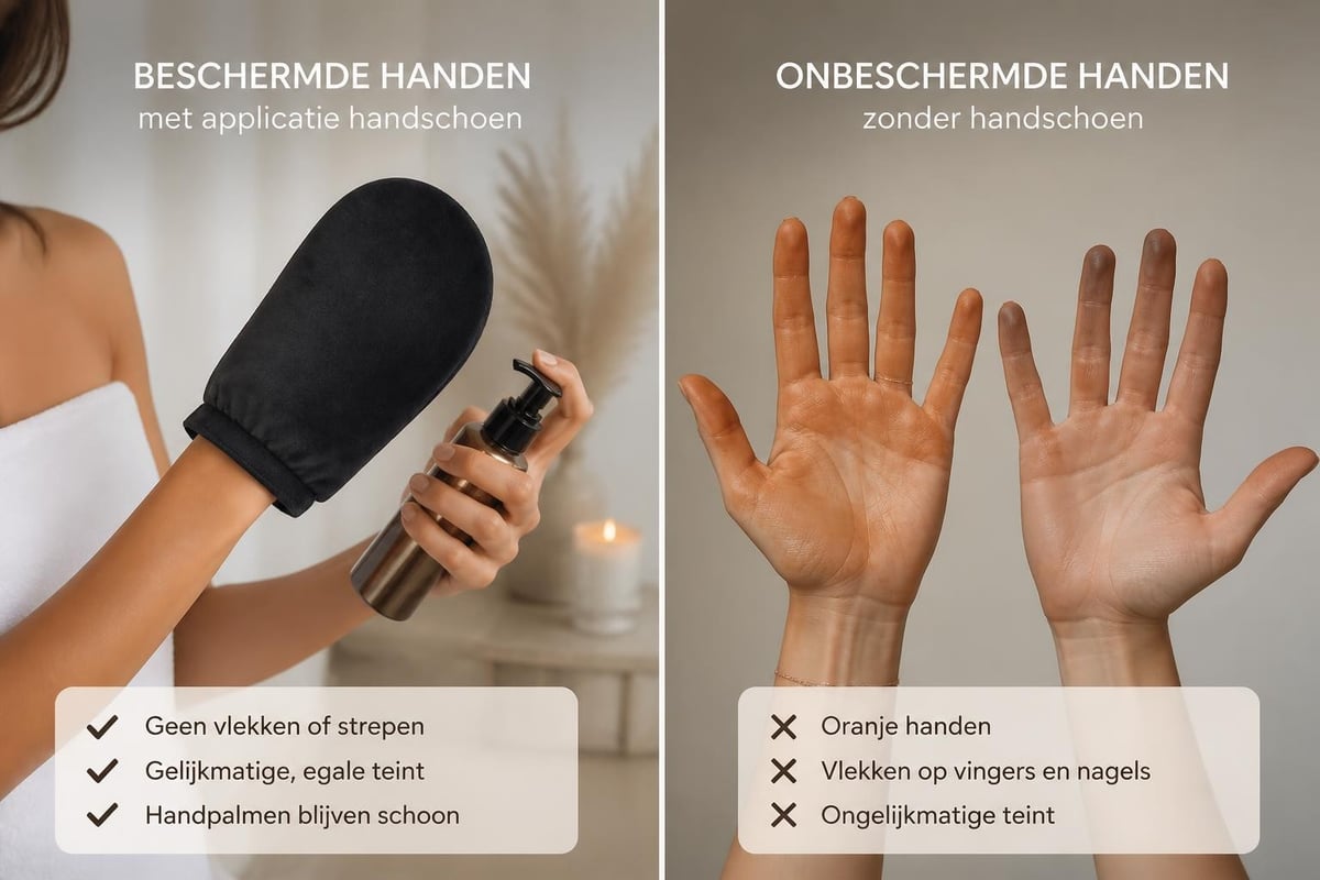 Correcte handbehandeling bij zelfbruiner