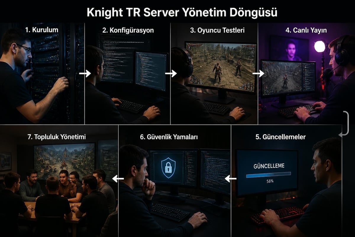 Server management workflow
