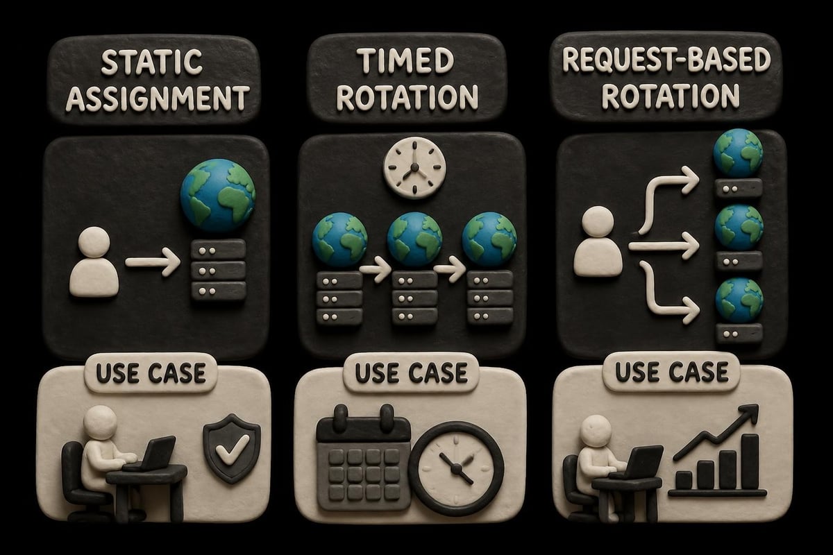 Proxy rotation strategies