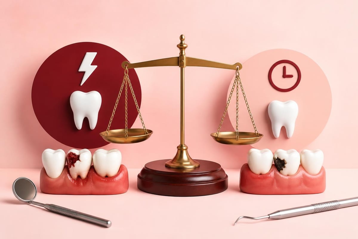 Tipos de emergências dentárias
