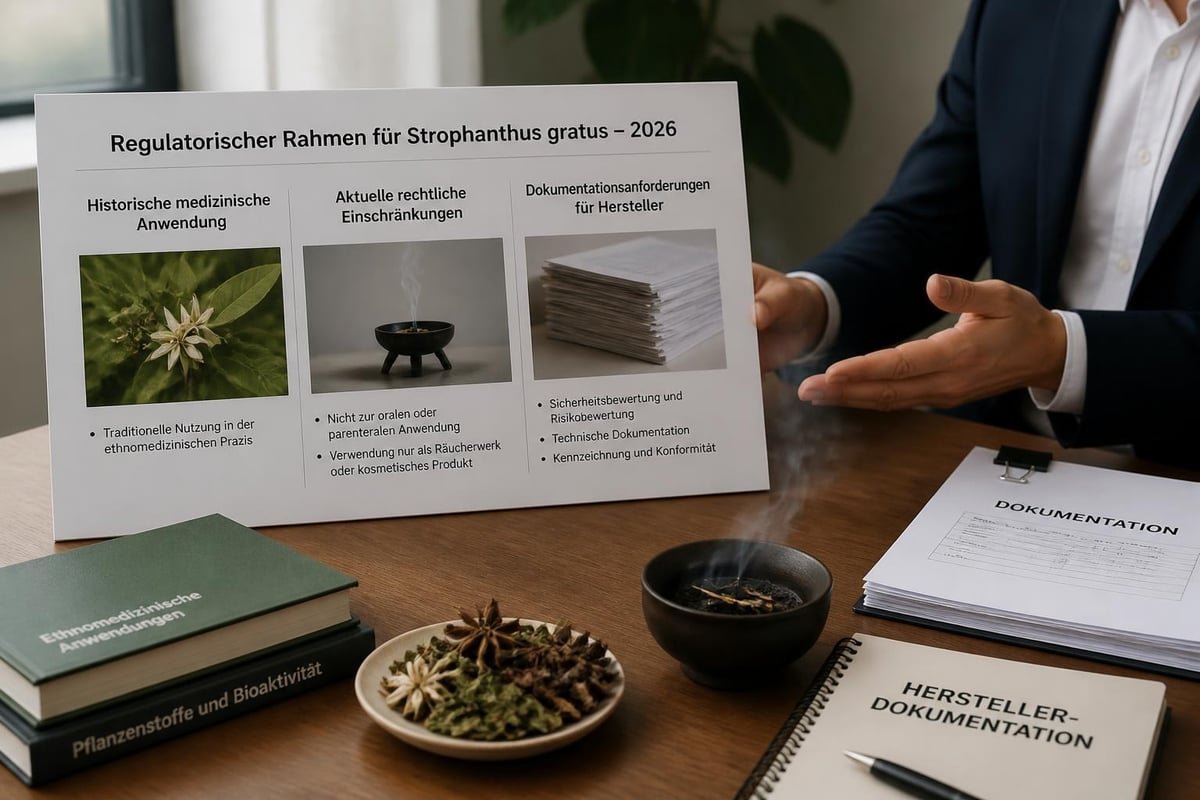 Gesetzliche Klassifizierung von Strophanthus-Produkten