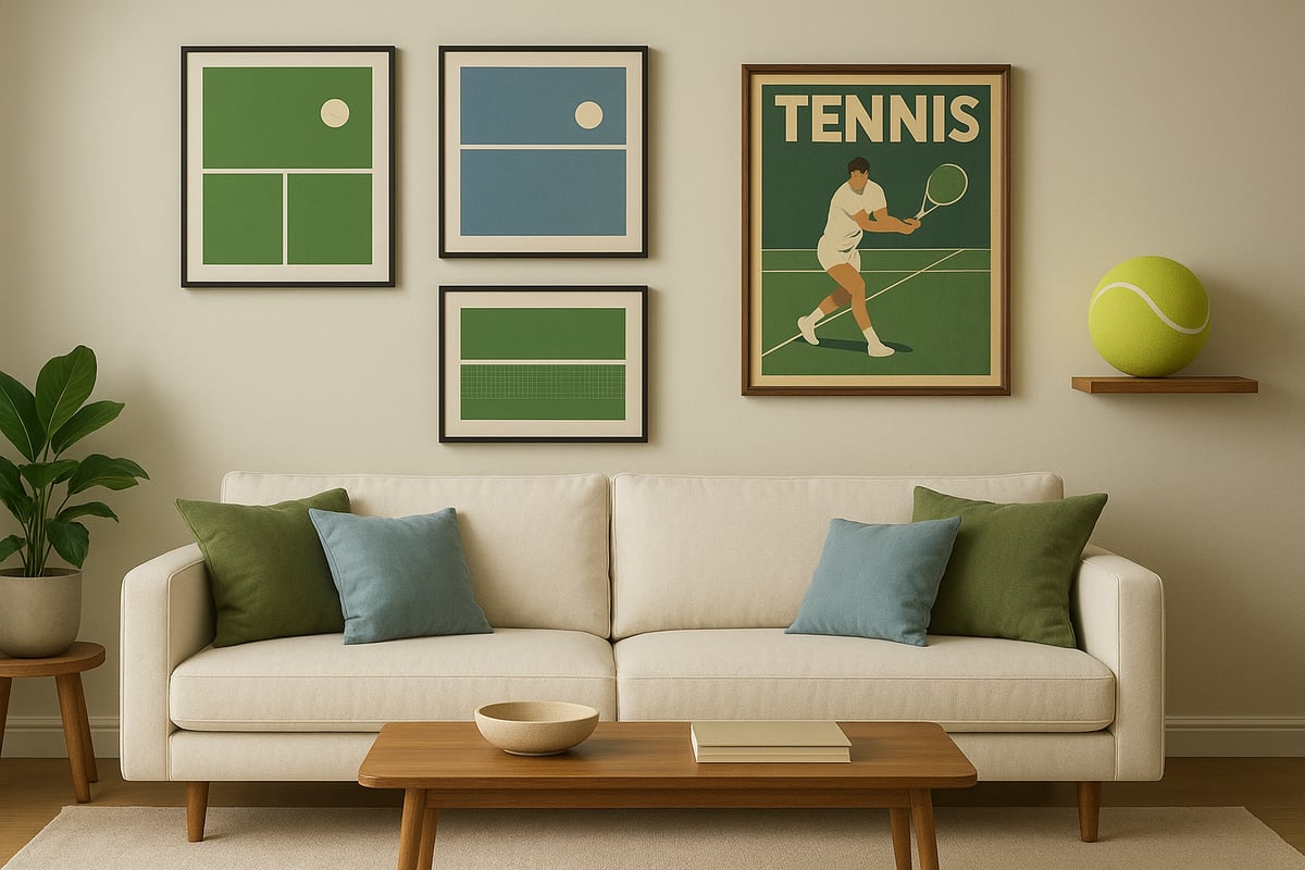 The Rise of Tennis-Inspired Art in Home Decor