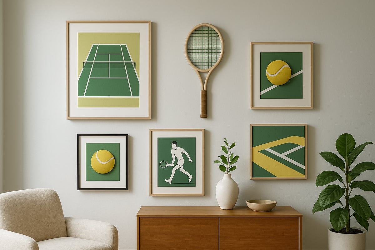 Caring for and Displaying Tennis Artwork