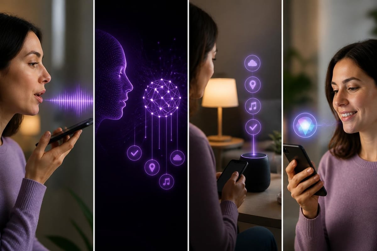 Siri AI processing workflow