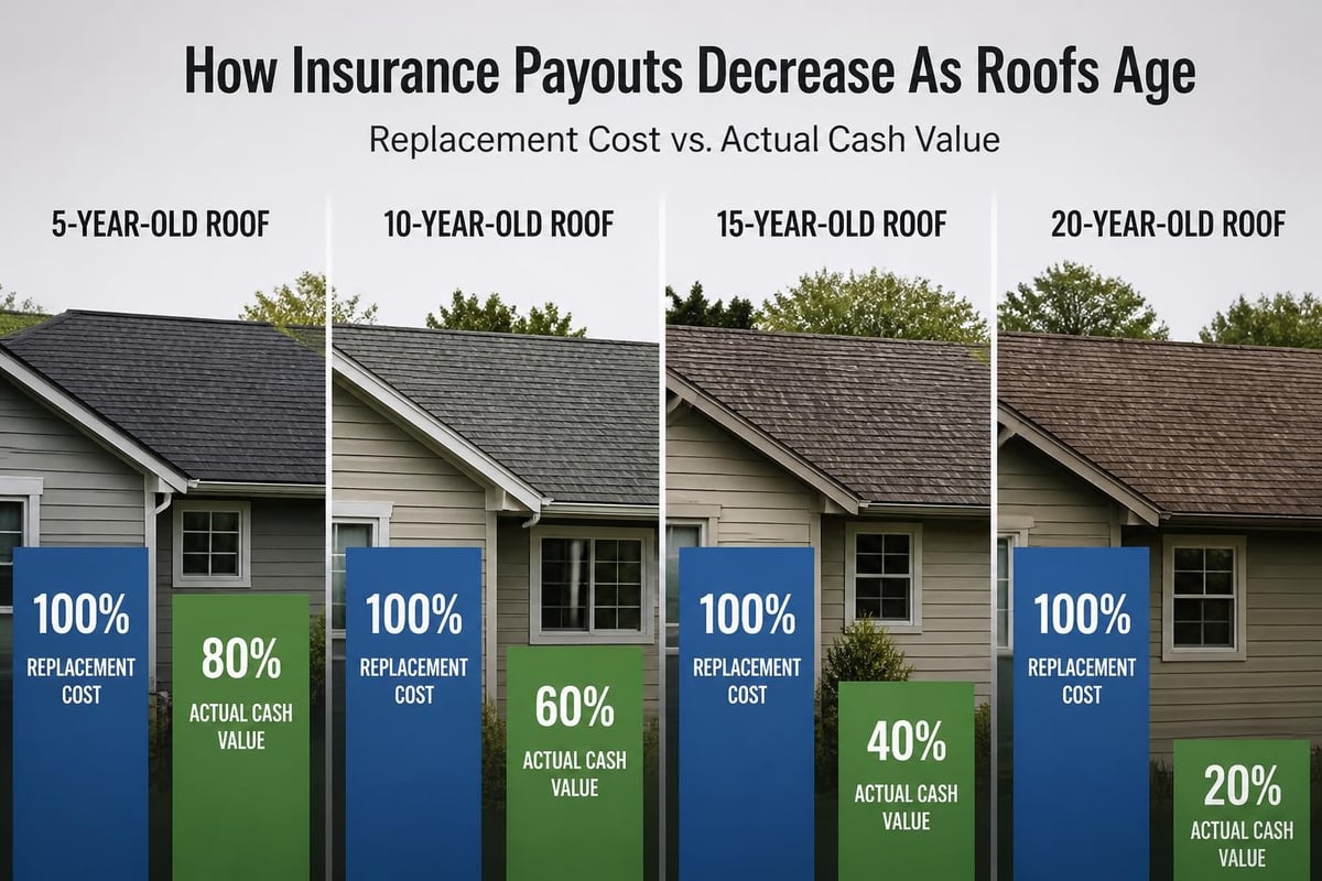 Roof depreciation schedule