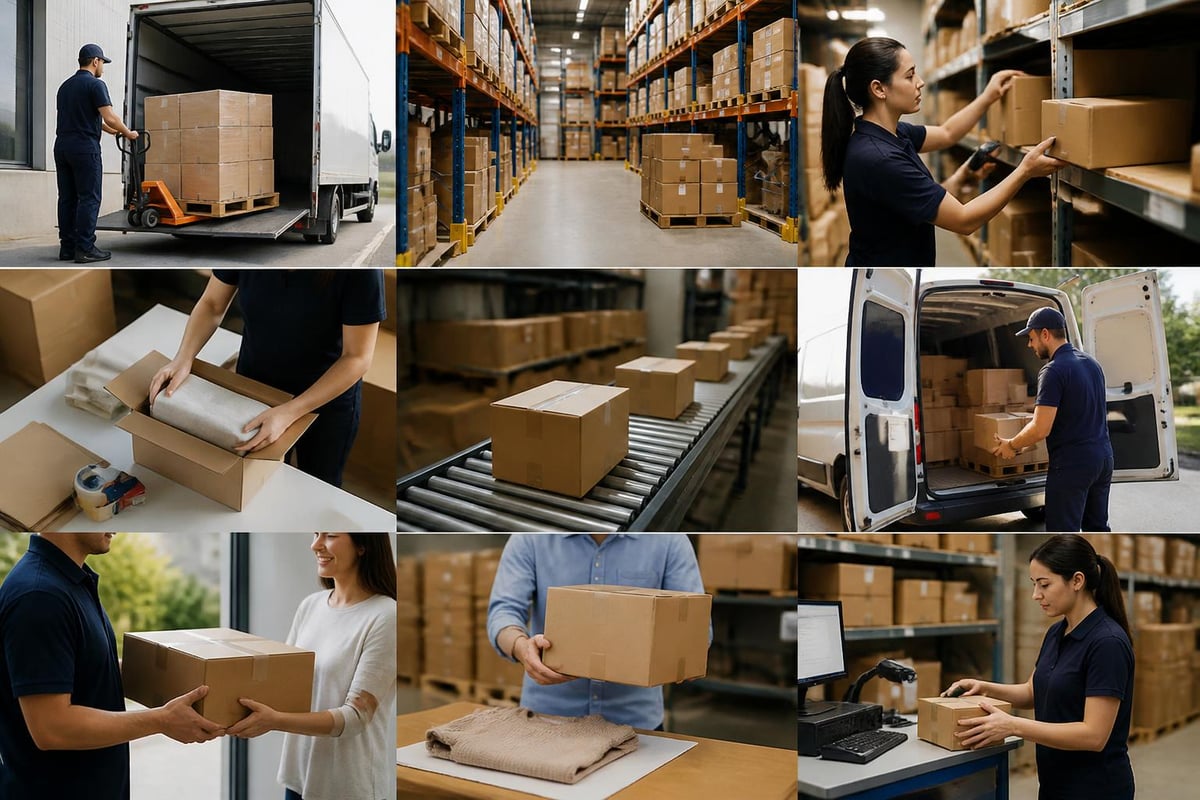 Order fulfillment process stages