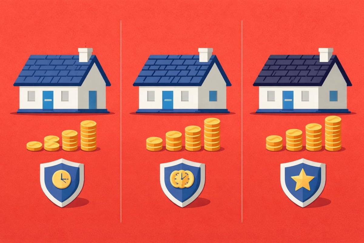 Roofing material comparison