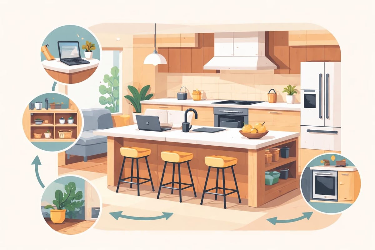 Kücheninsel Planung