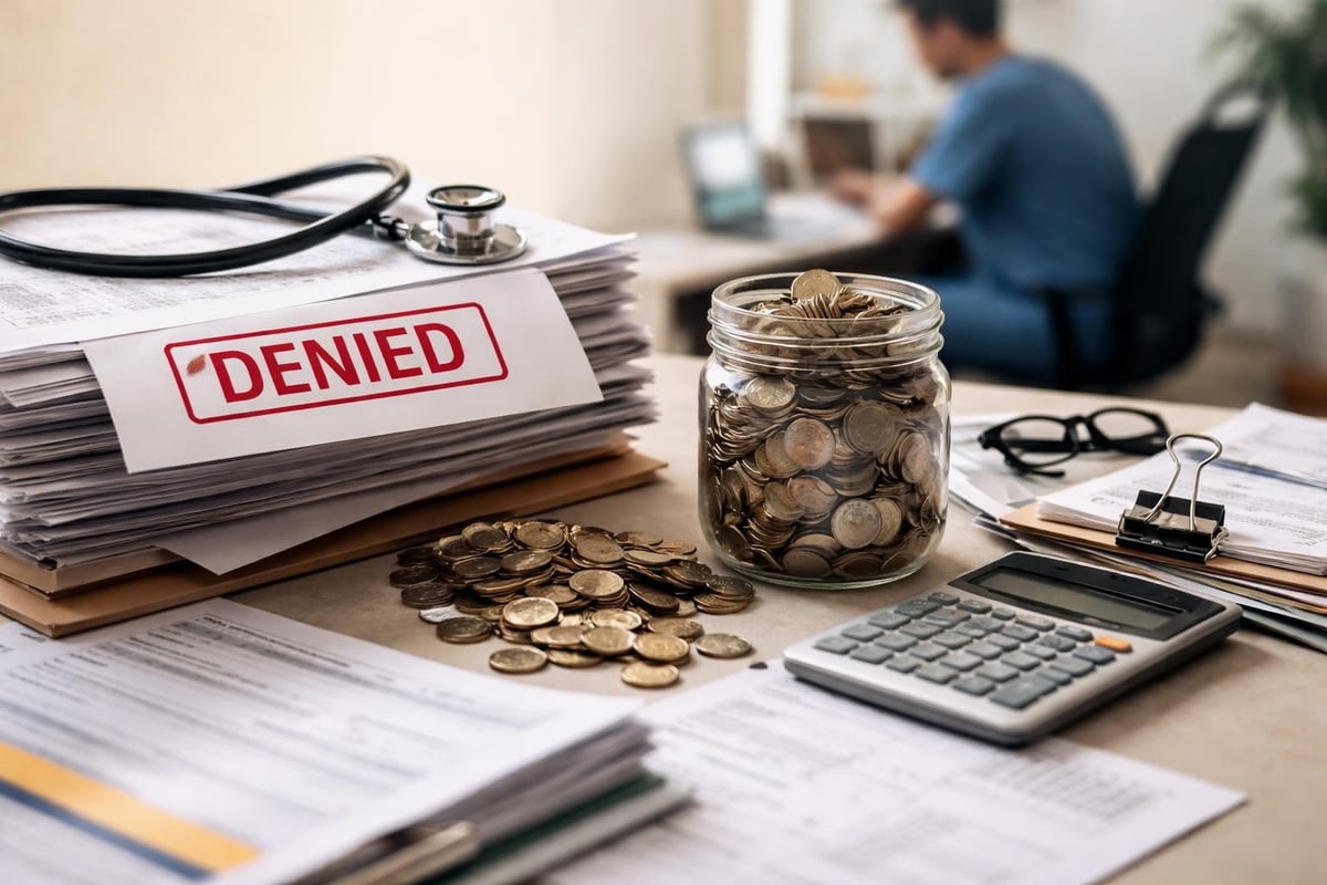 Financial impact of healthcare claim denials