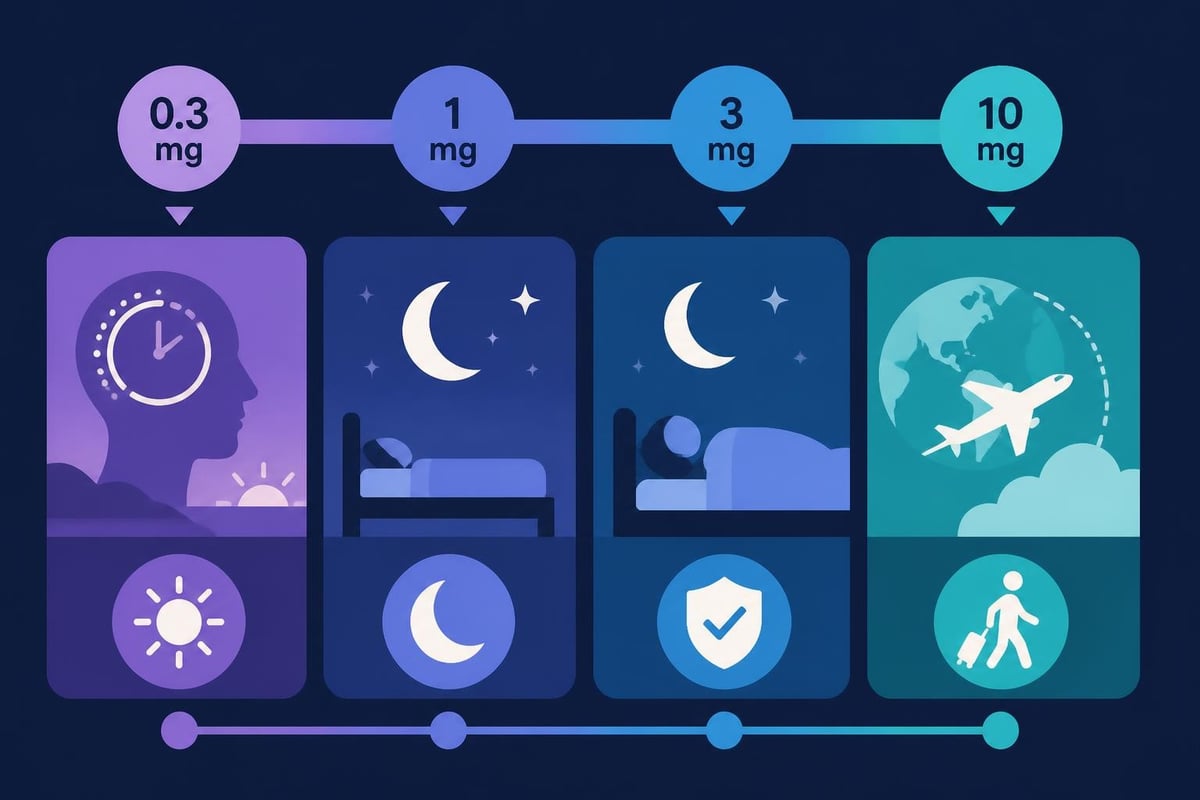Melatonin dosage spectrum