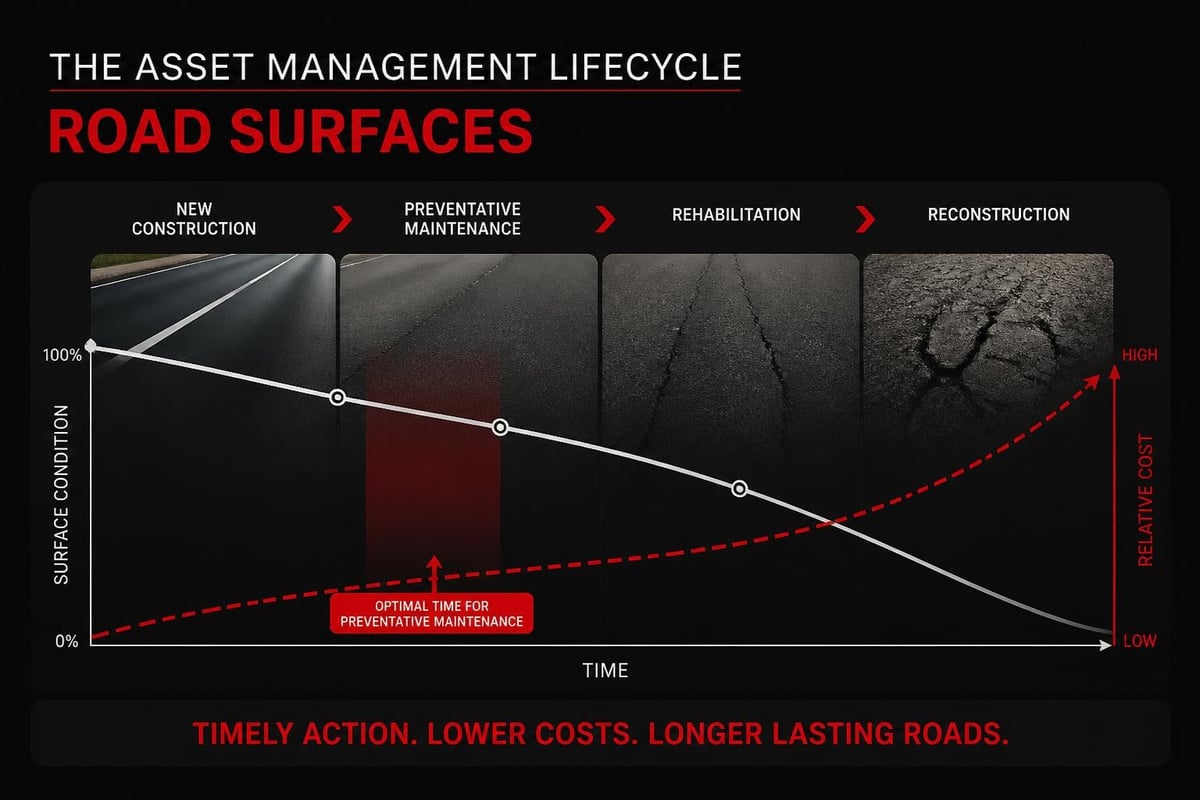 Road maintenance lifecycle