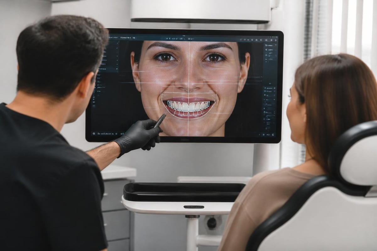 Digital smile design process