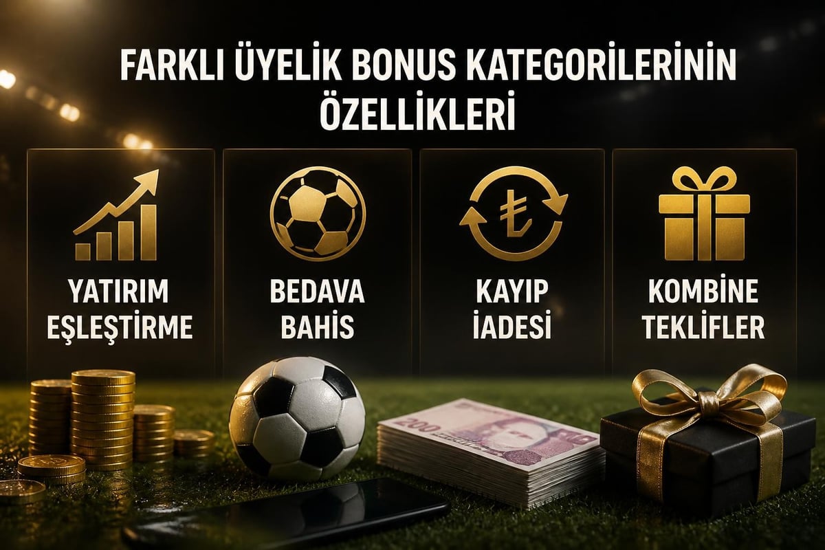 Bonus türleri karşılaştırması