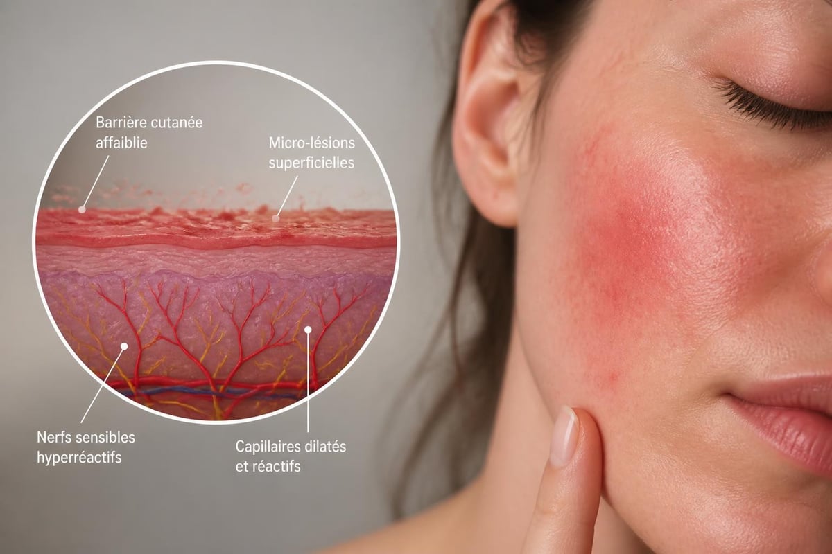 Sensitive skin barrier function