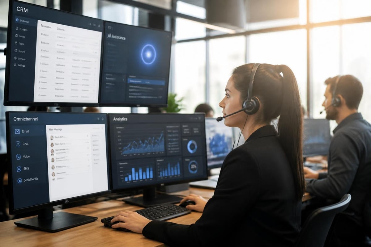 Call center technology features