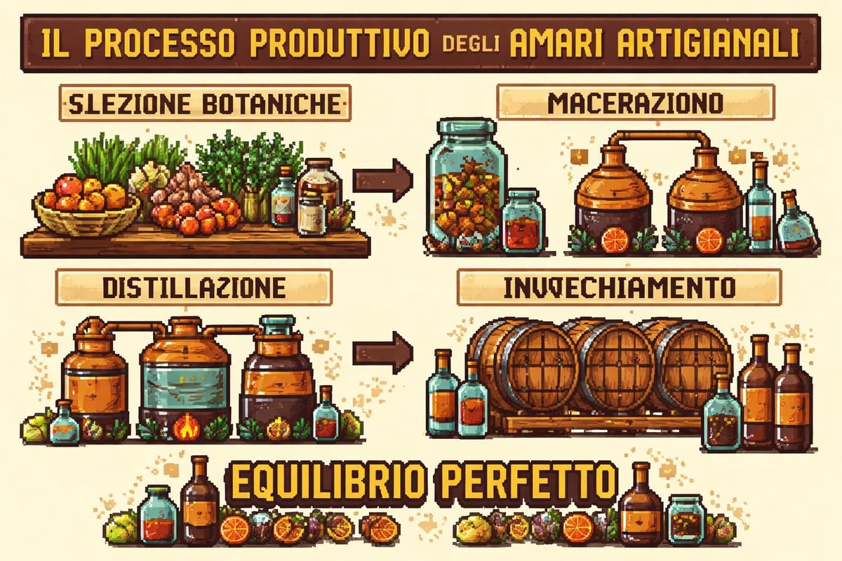 Processo di macerazione botaniche per amari