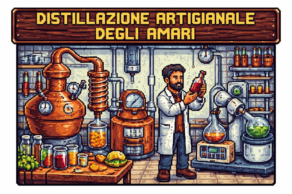 Distillazione artigianale amari