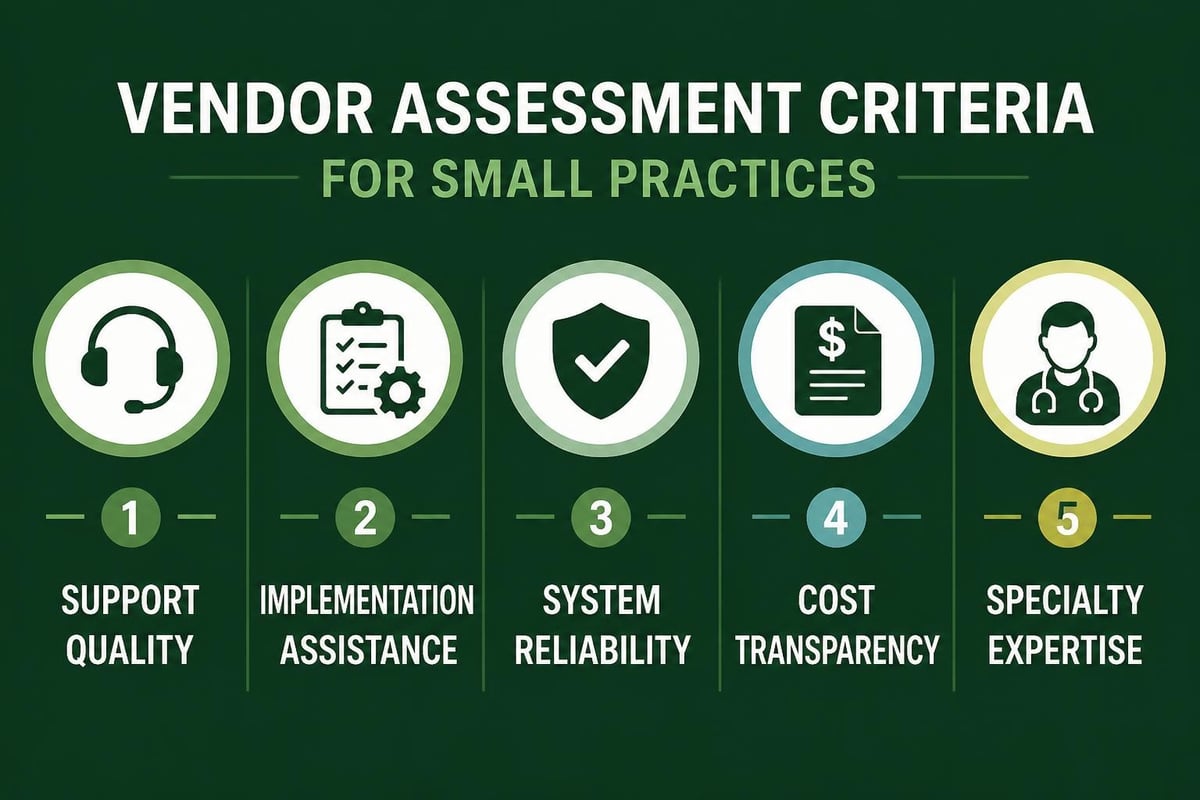 EHR vendor evaluation framework